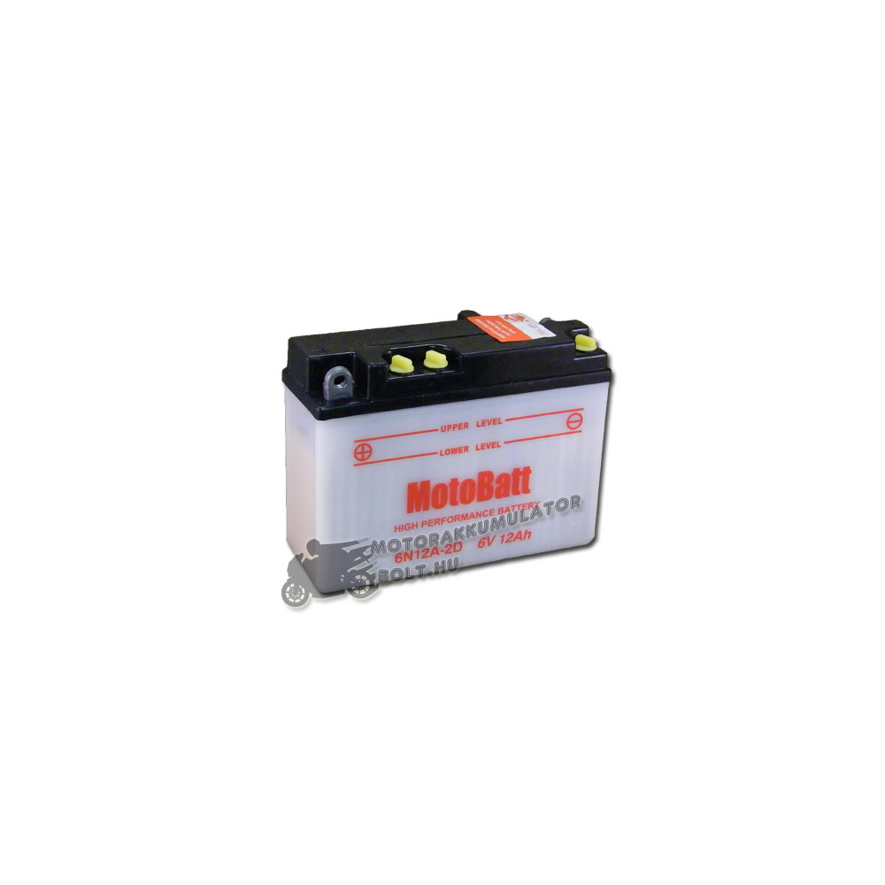 MotoBatt 6N12A-2D 6V 12Ah Motor akkumulátor sav nélkül MotoBatt 6N12A-2D 6V 12Ah Motor akkumulátor sav nélkül