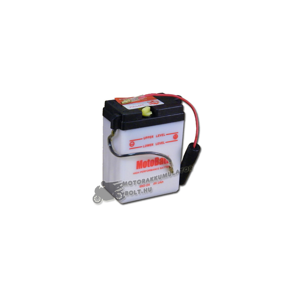 MotoBatt 6N2-2A 6V 2Ah Motor akkumulátor sav nélkül MotoBatt 6N2-2A 6V 2Ah Motor akkumulátor sav nélkül