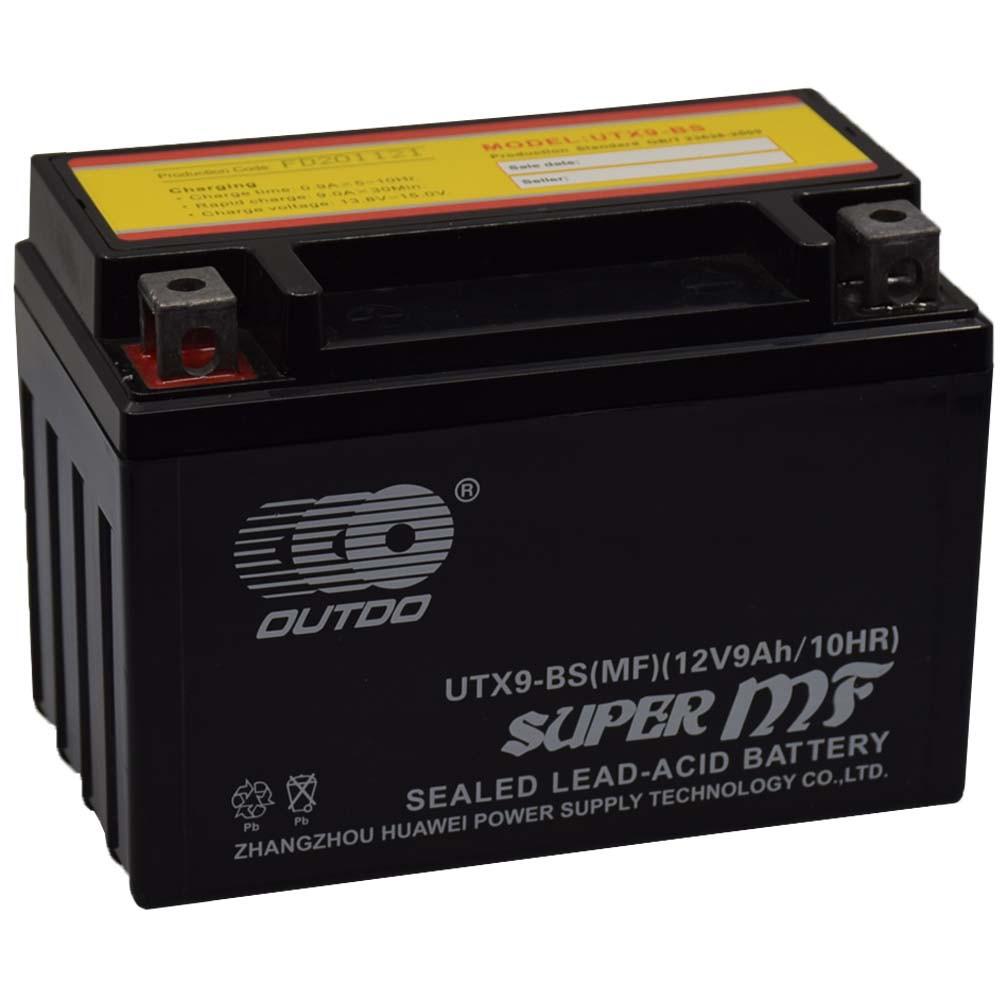 OUTDO UTX9-BS (YTX9-BS) 12V 9Ah Motor akkumulátor OUTDO UTX9-BS (YTX9-BS) 12V 9Ah Motor akkumulátor