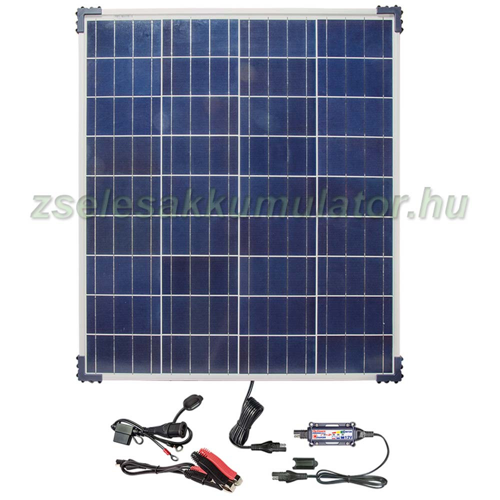Optimate Solar napelemes akkumulátor töltő 12V 80W