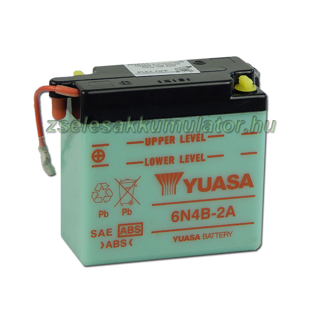Yuasa 6N4B-2A 6V 4Ah Motor akkumulátor sav nélkül