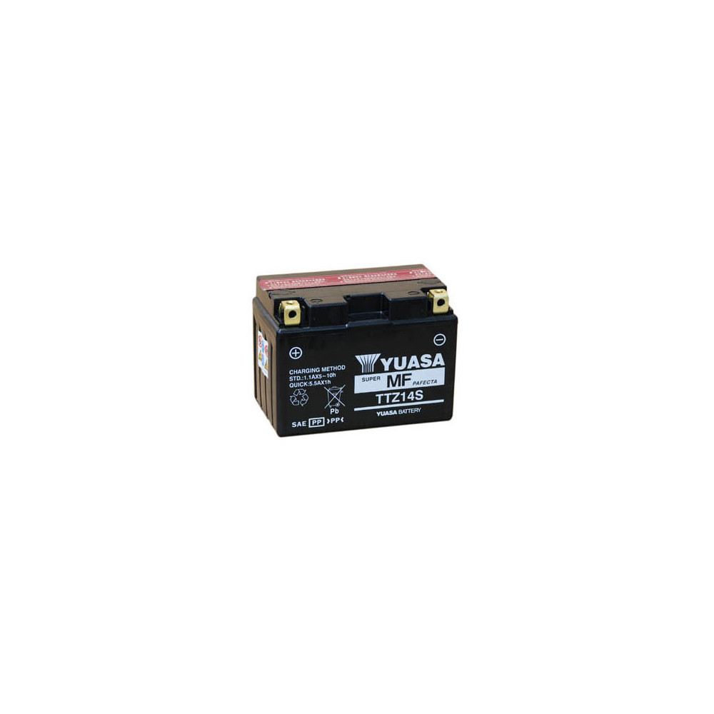 Yuasa TTZ14S-BS 12V 11,2Ah gondozásmentes AGM (zselés) motor akkumulátor