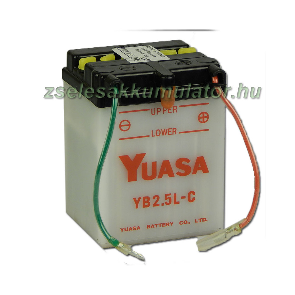 Yuasa YB2,5L-C 12V 2,5Ah Motor akkumulátor sav nélkül