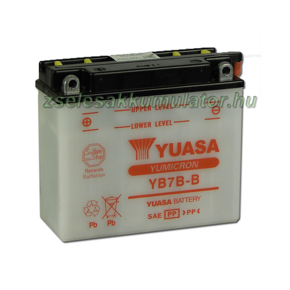 Yuasa YB7B-B 12V 7Ah Motor akkumulátor sav nélkül