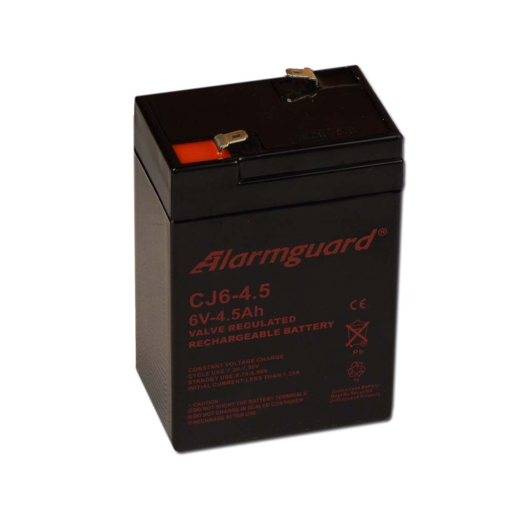 Alarmguard 6V 4,5Ah Zselés akkumulátor CJ 6-4,5 Alarmguard 6V 4,5Ah Zselés akkumulátor CJ 6-4,5