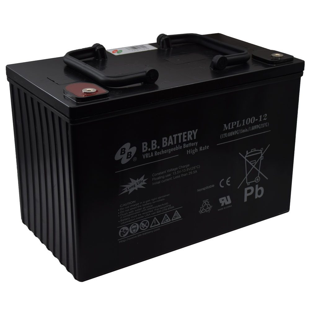 BB. Battery 12V 100Ah Zselés akkumulátor MPL100-12 BB. Battery 12V 100Ah Zselés akkumulátor MPL100-12
