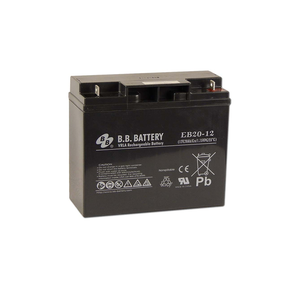 BB Battery 12V 20Ah Ciklikus zselés akkumulátor elektromos kerékpárba EB20-12 BB Battery 12V 20Ah Ciklikus zselés akkumulátor elektromos kerékpárba EB20-12