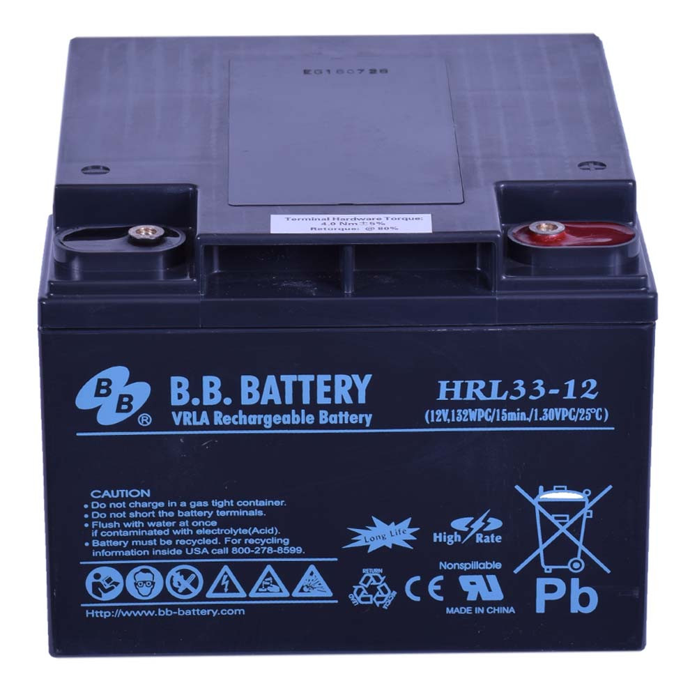 BB Battery 12V 33Ah Longlife Zselés akkumulátor HRL33-12 BB Battery 12V 33Ah Longlife Zselés akkumulátor HRL33-12