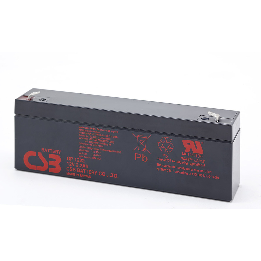 CSB 12V 2,2Ah Zselés Akkumulátor GP 1222 CSB 12V 2,2Ah Zselés Akkumulátor GP 1222