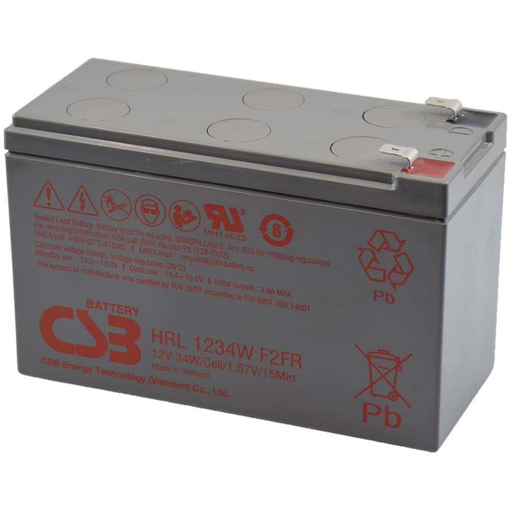 CSB 12V 9Ah Zselés Akkumulátor HRL 1234W F2 CSB 12V 9Ah Zselés Akkumulátor HRL 1234W F2