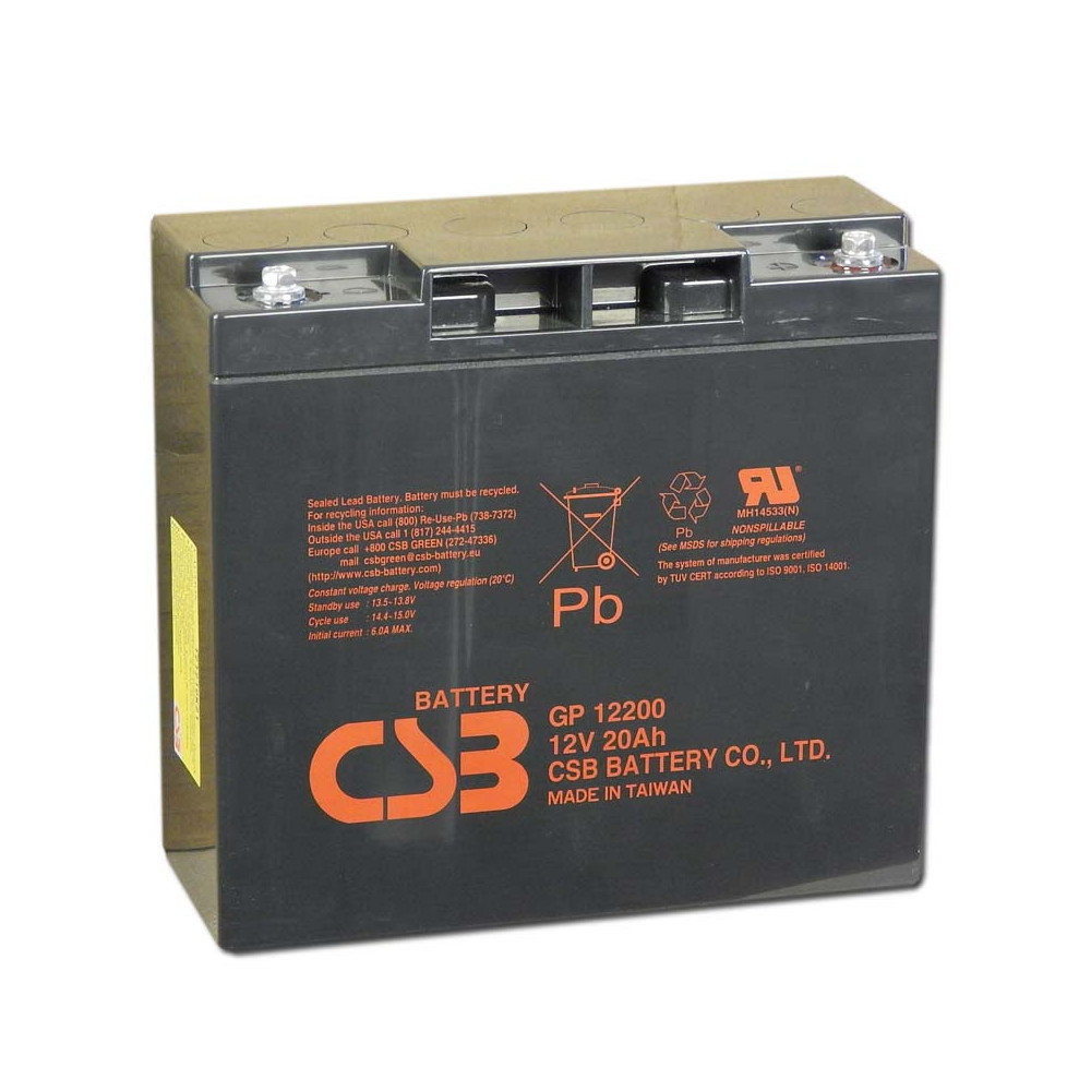 CSB 12V 20Ah Zselés Akkumulátor GP 12200