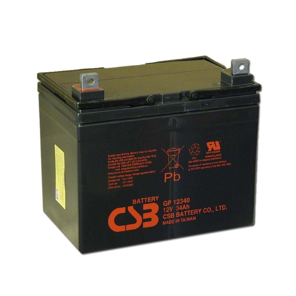 CSB 12V 34Ah Zselés Akkumulátor GP 12340 CSB 12V 34Ah Zselés Akkumulátor GP 12340