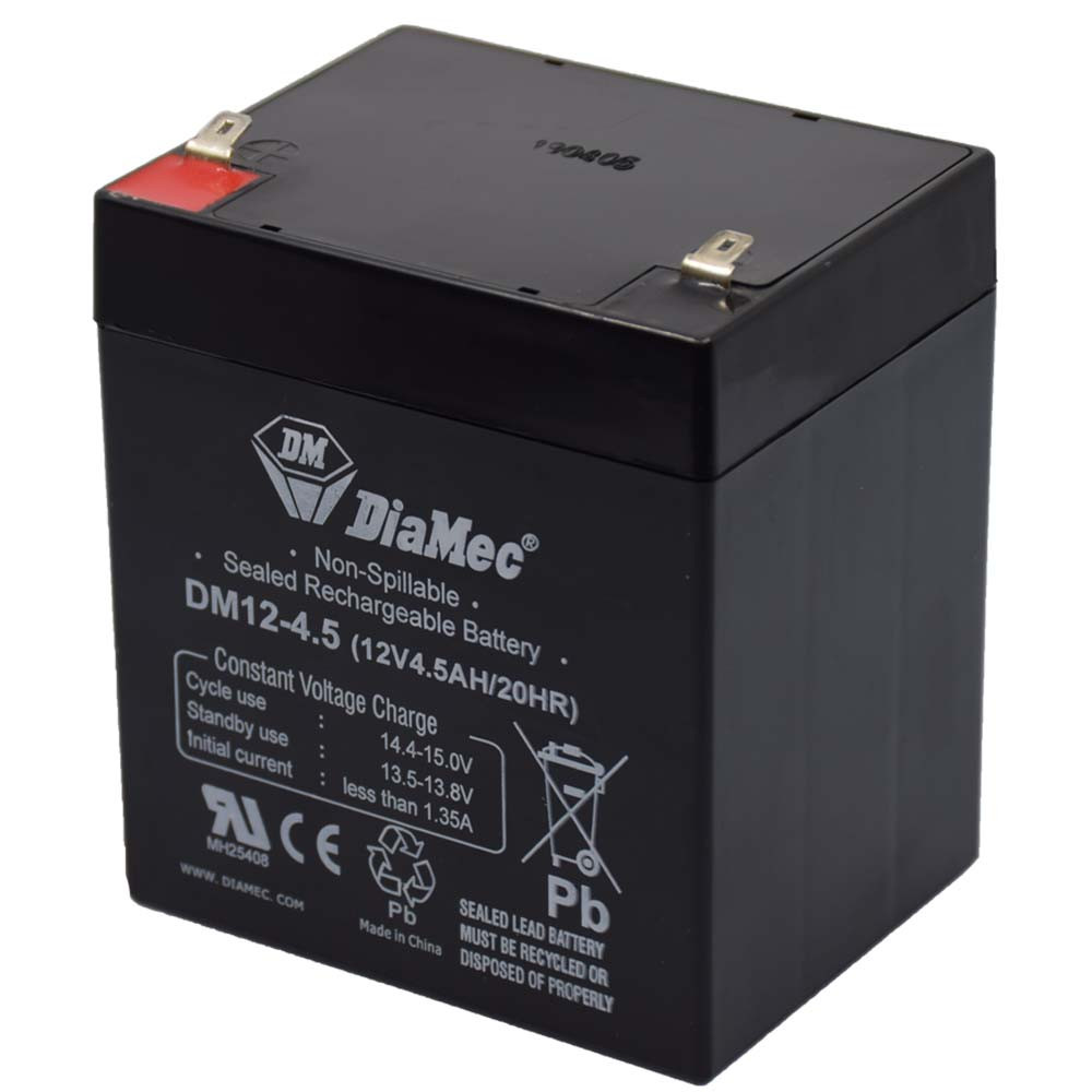 Diamec 12V 4,5Ah DM12-4.5 Zselés akkumulátor Diamec 12V 4,5Ah DM12-4.5 Zselés akkumulátor