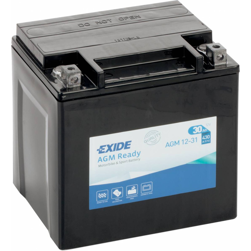 Exide AGM 12-31 (YIX30L-BS) 12V 30Ah gondozásmentes AGM (zselés) motor akkumulátor Exide AGM 12-31 (YIX30L-BS) 12V 30Ah gondozásmentes AGM (zselés) motor akkumulátor