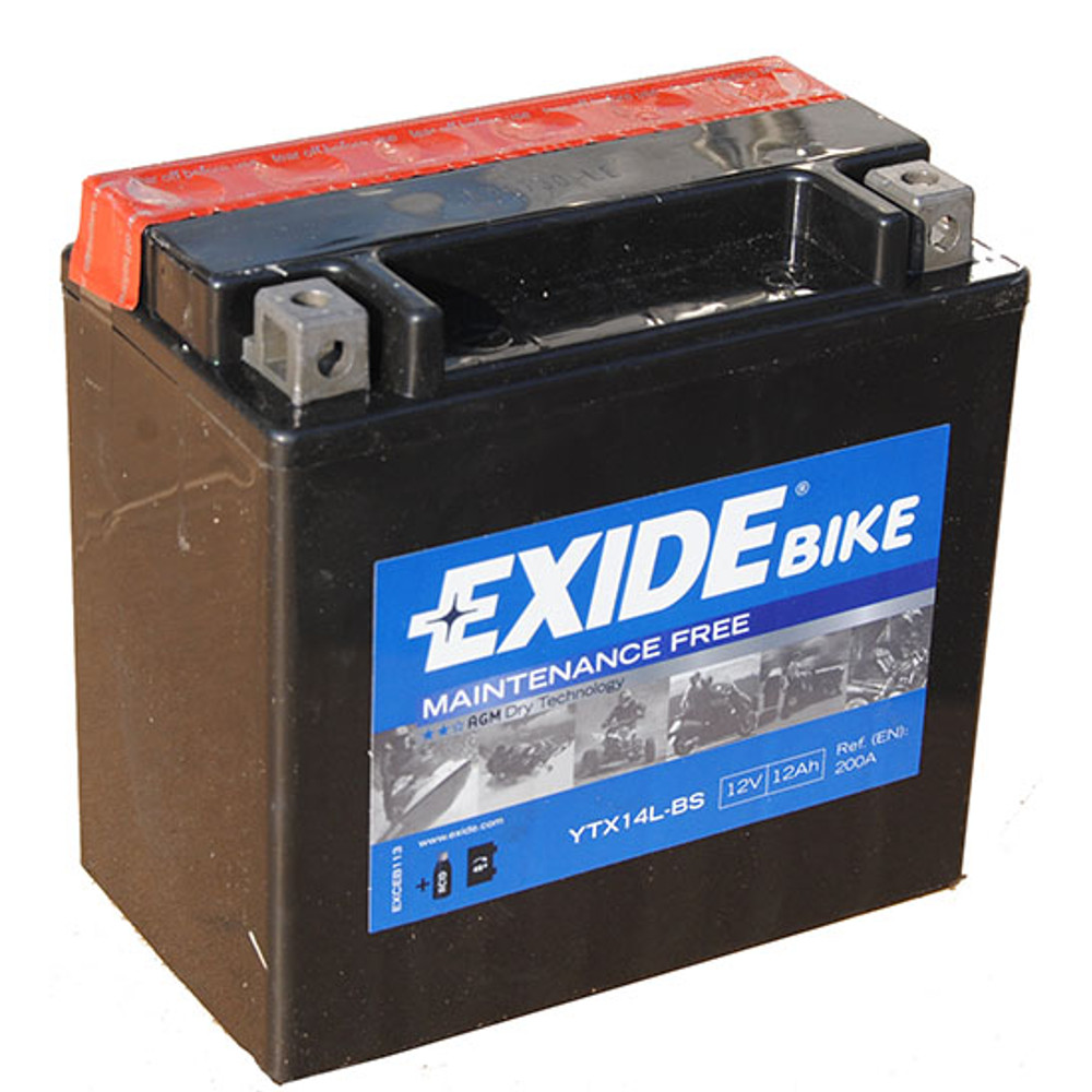 Exide ETX14L-BS (YTX14L-BS) 12V 12Ah gondozásmentes AGM (zselés) motor akkumulátor Exide ETX14L-BS (YTX14L-BS) 12V 12Ah gondozásmentes AGM (zselés) motor akkumulátor