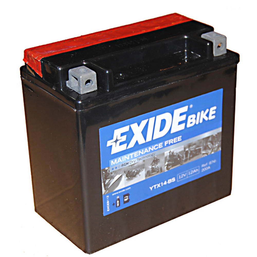 Exide ETX14-BS (YTX14-BS) 12V 12Ah gondozásmentes AGM (zselés) motor akkumulátor Exide ETX14-BS (YTX14-BS) 12V 12Ah gondozásmentes AGM (zselés) motor akkumulátor