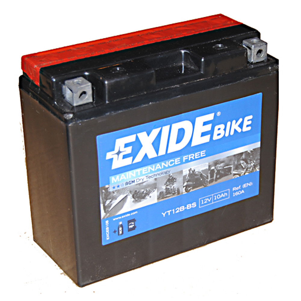 Exide ET12B-BS (YT12B-BS) 12V 10Ah gondozásmentes AGM (zselés) motor akkumulátor