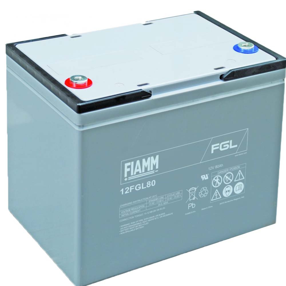 FIAMM 12V 80Ah Zselés akkumulátor 12FGL80