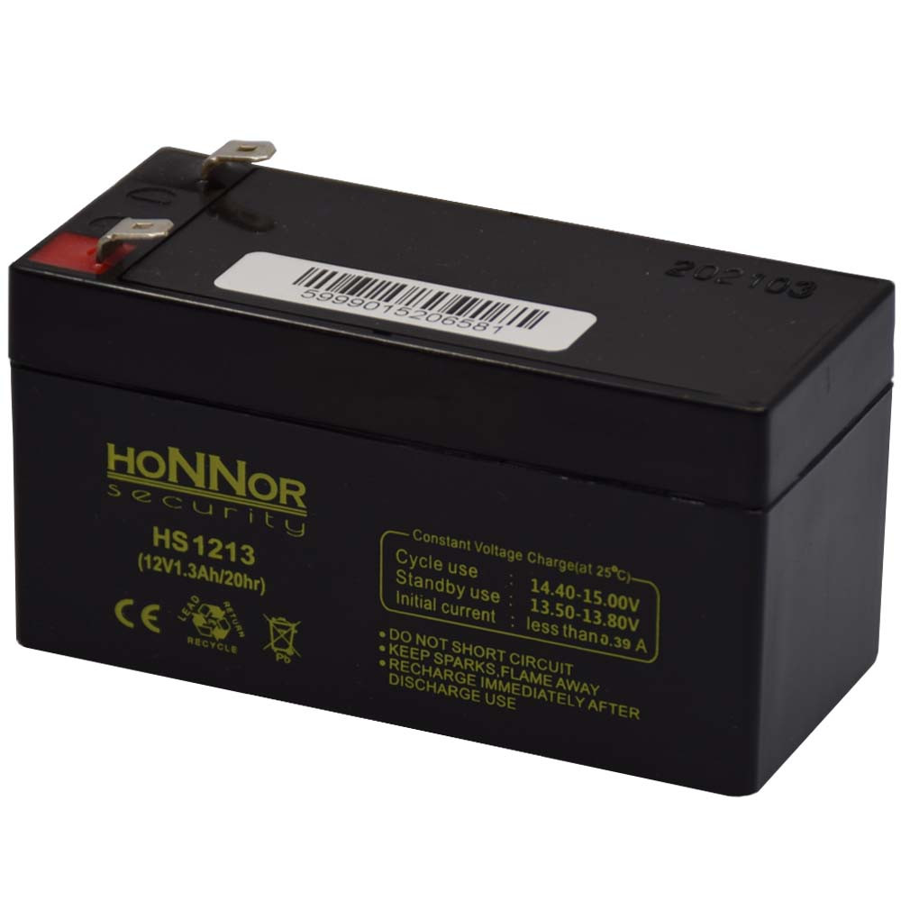 Honnor Security 12V 1,3Ah Zselés akkumulátor Honnor Security 12V 1,3Ah Zselés akkumulátor