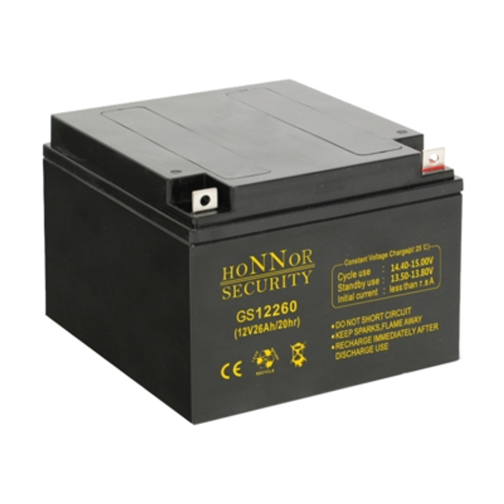 Honnor Security 12V 26Ah Zselés akkumulátor