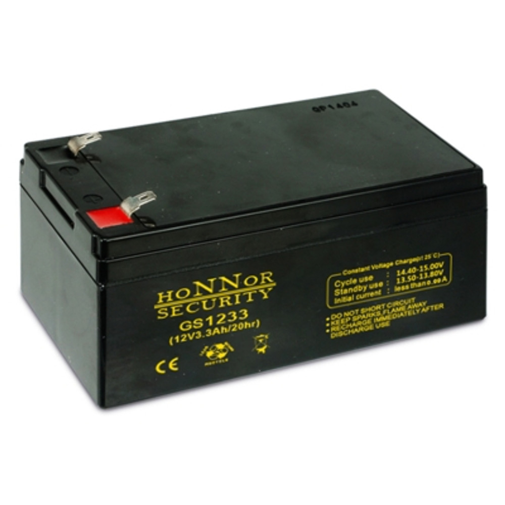 Honnor Security 12V 3,3Ah Zselés akkumulátor