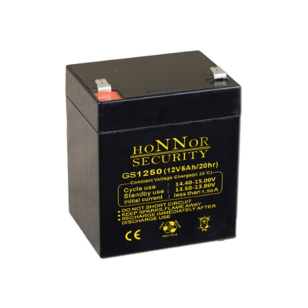 Honnor Security 12V 5Ah Zselés akkumulátor Honnor Security 12V 5Ah Zselés akkumulátor
