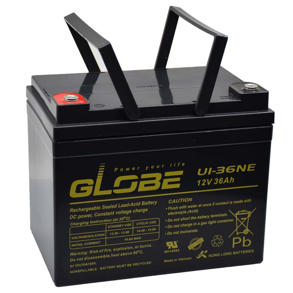 GLOBE 12V 36Ah Ciklkus Zselés Akkumulátor U1-36NE GLOBE 12V 36Ah Ciklkus Zselés Akkumulátor U1-36NE