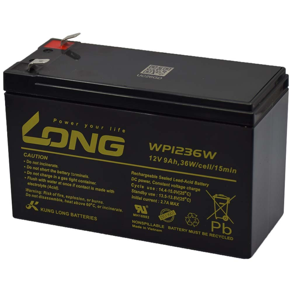 Long 12V 9Ah Zselés akkumulátor WP1236W ciklikus zselés akkumulátor elektormos kerékpárba Long 12V 9Ah Zselés akkumulátor WP1236W ciklikus zselés akkumulátor elektormos kerékpárba