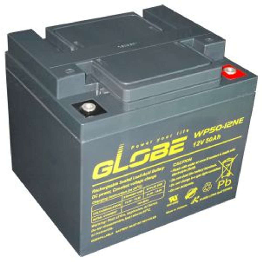 GLOBE 12V 50Ah Zselés akkumulátor WP50-12NE GLOBE 12V 50Ah Zselés akkumulátor WP50-12NE