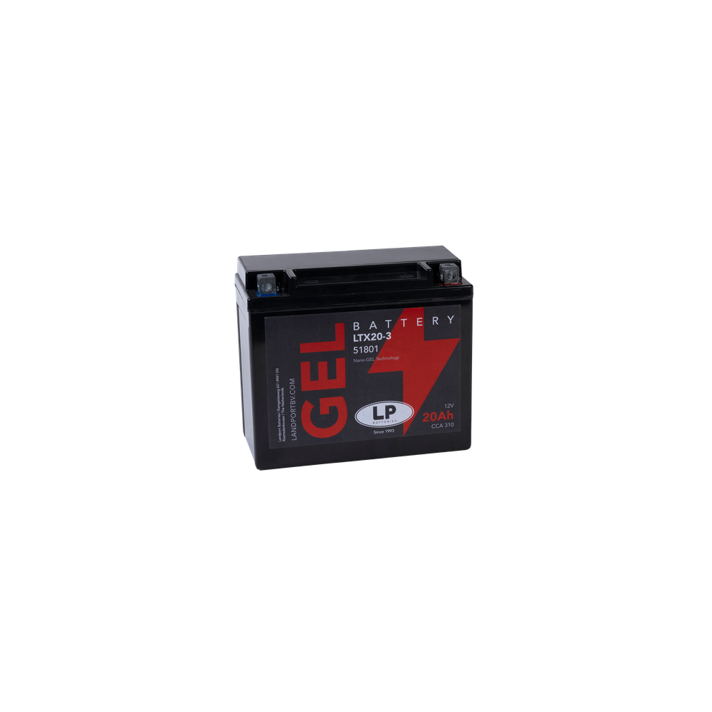 Landport GEL LTX20-3 (YTX20L-BS, YTX20-3) 12V 18Ah gondozásmentes GÉL (zselés) motor akkumulátor Landport GEL LTX20-3 (YTX20L-BS, YTX20-3) 12V 18Ah gondozásmentes GÉL (zselés) motor akkumulátor
