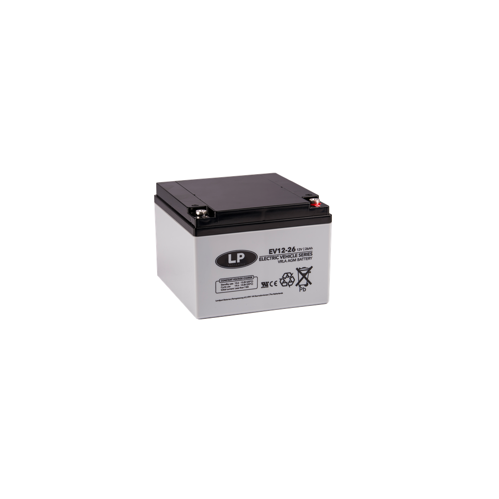 Landport EV12-26 12V 26Ah Ciklikus Zselés Akkumulátor Landport EV12-26 12V 26Ah Ciklikus Zselés Akkumulátor