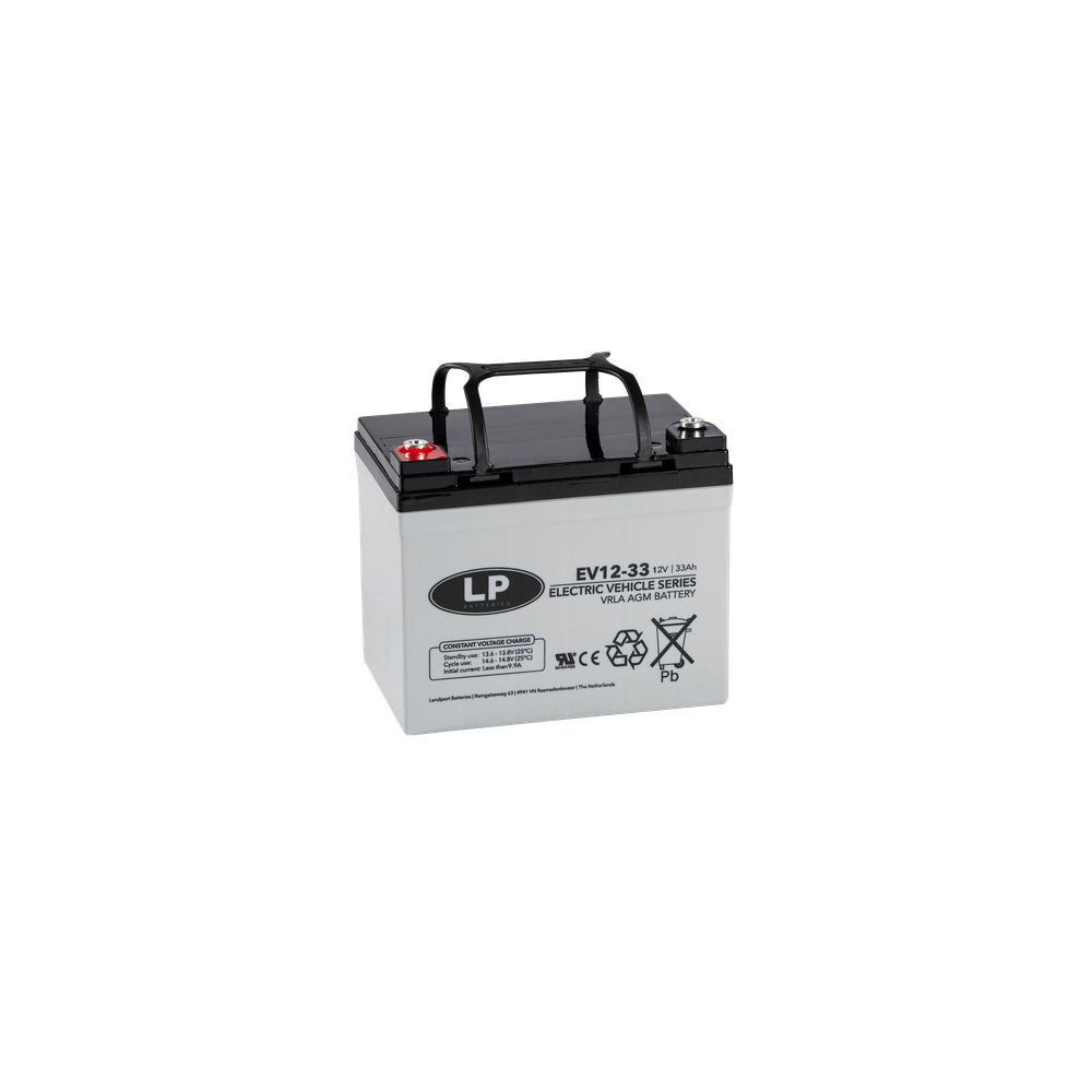 Landport EV12-33 12V 33Ah Ciklikus Zselés Akkumulátor Landport EV12-33 12V 33Ah Ciklikus Zselés Akkumulátor