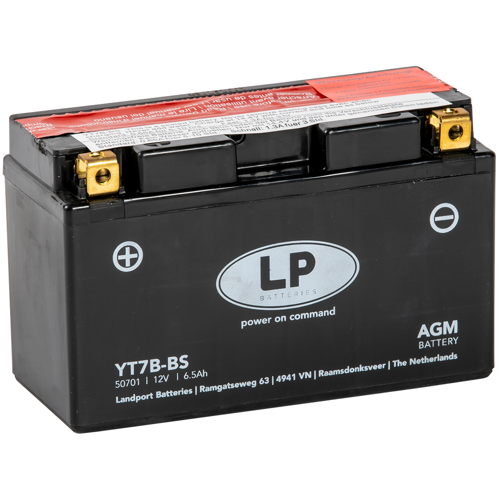 Landport YT7B-BS (LT7B-BS) 12V 6,5Ah gondozásmentes AGM (zselés) motor akkumulátor Landport YT7B-BS (LT7B-BS) 12V 6,5Ah gondozásmentes AGM (zselés) motor akkumulátor