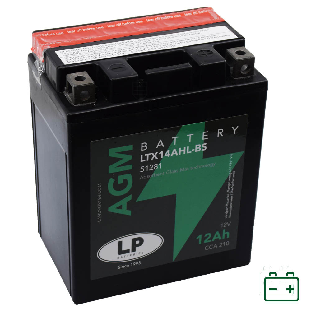 Landport LTX14AHL-BS, YTX14AHL-BS 12V 12Ah gondozásmentes AGM (zselés) motor akkumulátor Landport LTX14AHL-BS, YTX14AHL-BS 12V 12Ah gondozásmentes AGM (zselés) motor akkumulátor