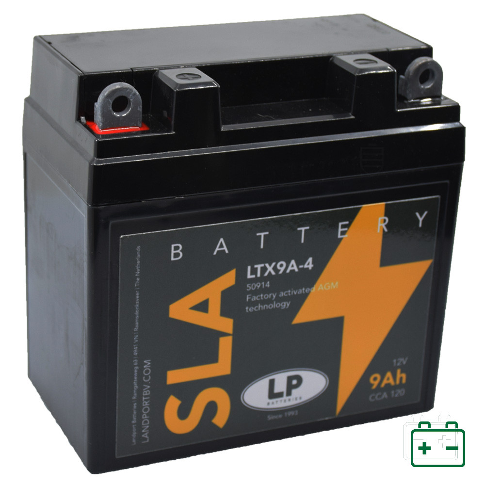 Landport YTX9A-4 (YB9-B) 12V 9Ah gondozásmentes AGM (zselés) motor akkumulátor Landport YTX9A-4 (YB9-B) 12V 9Ah gondozásmentes AGM (zselés) motor akkumulátor