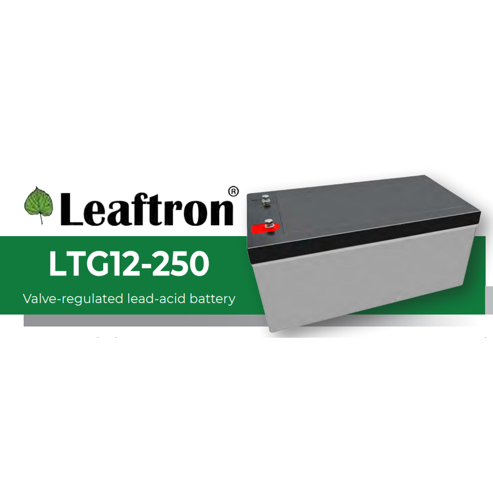 Leaftron 12V 250Ah Ciklkus GÉL Zselés Akkumulátor LTG12-250 Leaftron 12V 250Ah Ciklkus GÉL Zselés Akkumulátor LTG12-250