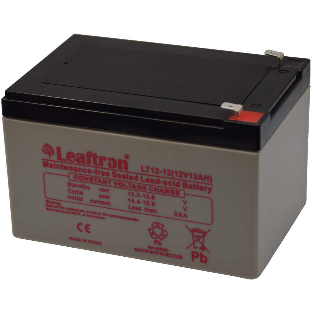 Leaftron 12V 12Ah Zselés akkumulátor LT12-12 F2 Leaftron 12V 12Ah Zselés akkumulátor LT12-12 F2