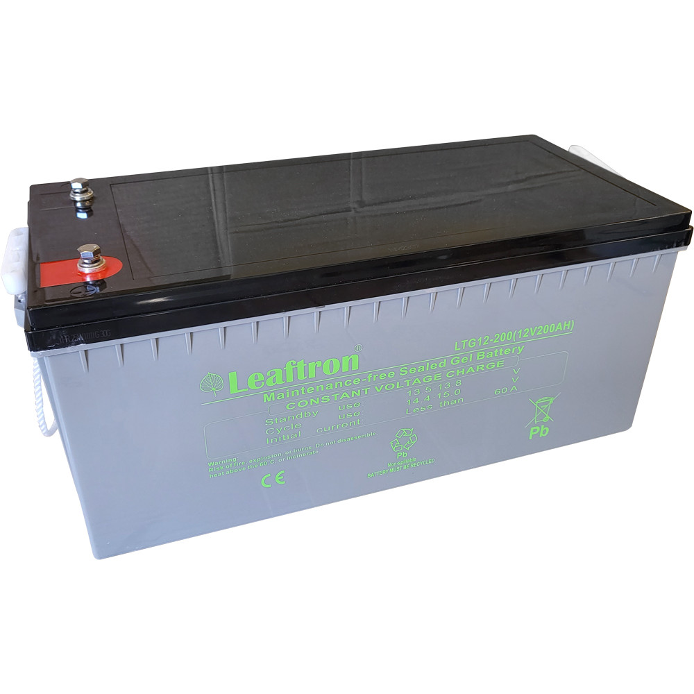 Leaftron 12V 200Ah Ciklkus GÉL Zselés Akkumulátor LTG12-200 Leaftron 12V 200Ah Ciklkus GÉL Zselés Akkumulátor LTG12-200