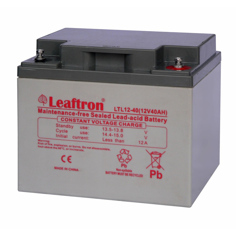 Leaftron 12V 40Ah Zselés akkumulátor LTL12-40 Leaftron 12V 40Ah Zselés akkumulátor LTL12-40