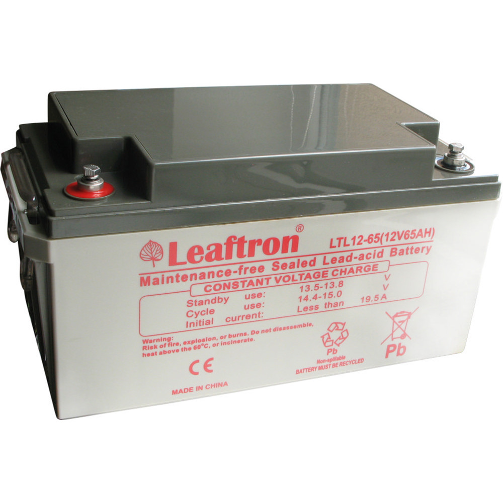 Leaftron LTL12-65 12V 65Ah Zselés akkumulátor inverterhez akciós Leaftron LTL12-65 12V 65Ah Zselés akkumulátor inverterhez akciós