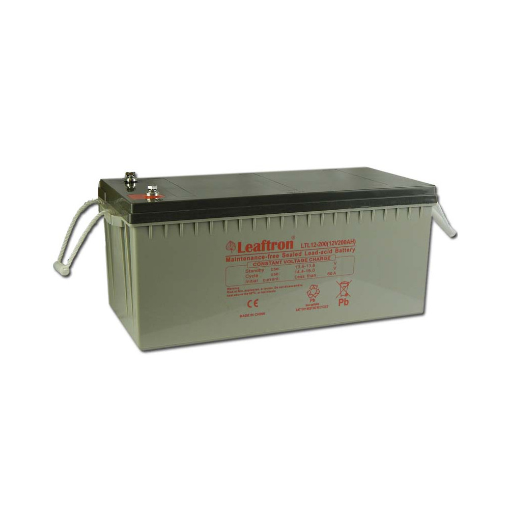 Leaftron 12V 200Ah Zselés akkumulátor LTL12-200 Leaftron 12V 200Ah Zselés akkumulátor LTL12-200
