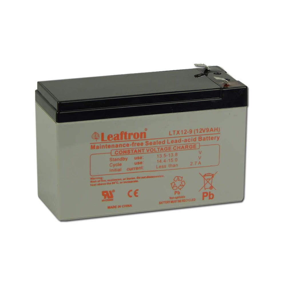 Leaftron 12V 9Ah Zselés akkumulátor LTX12-9 F2 Leaftron 12V 9Ah Zselés akkumulátor LTX12-9 F2
