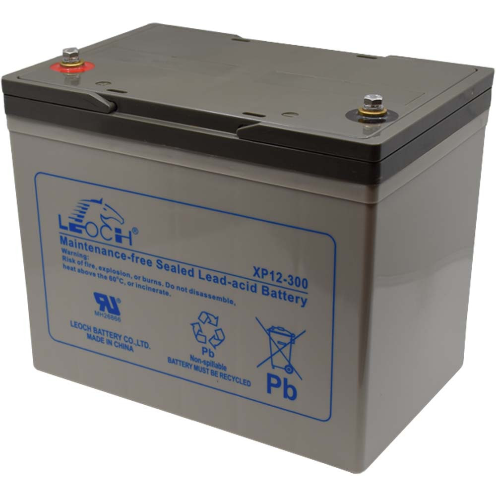 LEOCH 12V 82Ah nagyáramú Zselés akkumulátor XP12-300 LEOCH 12V 82Ah nagyáramú Zselés akkumulátor XP12-300