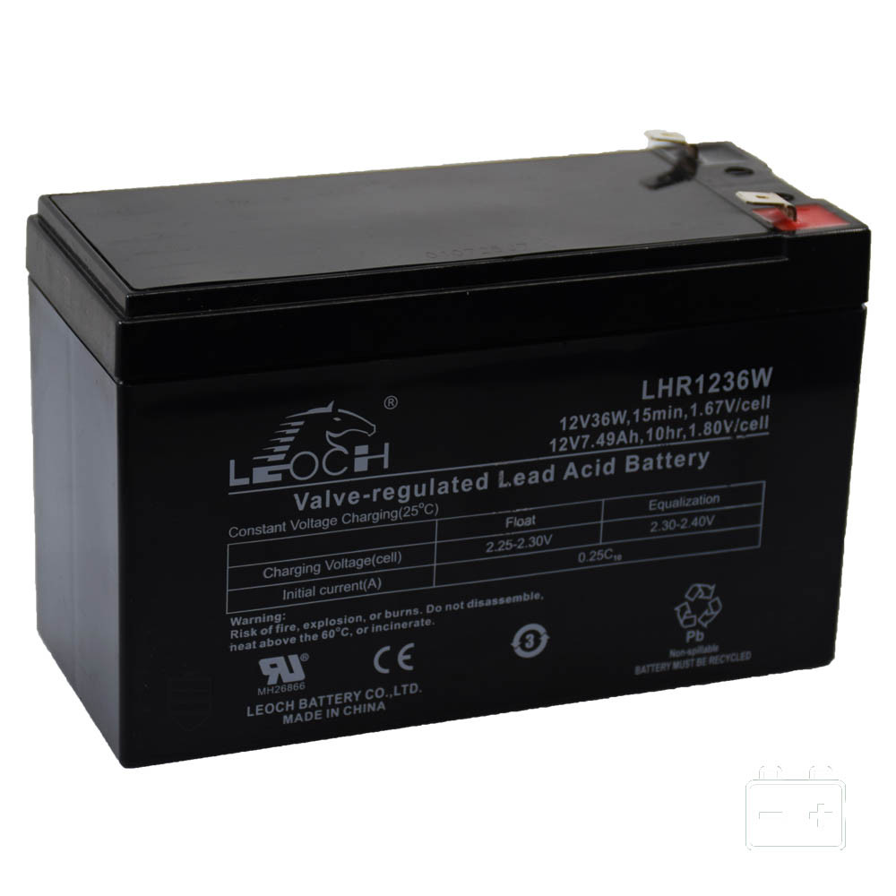 Leoch LHR1236W (12V 36W) Highrate Longlife 12V 9Ah Zselés akkumulátor T2 Leoch LHR1236W (12V 36W) Highrate Longlife 12V 9Ah Zselés akkumulátor T2