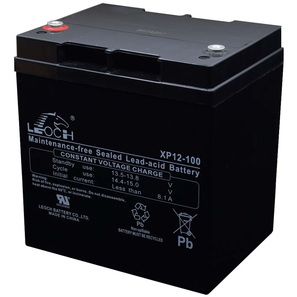 Leoch XP12-100 12V 27Ah nagy áramú Zselés akkumulátor