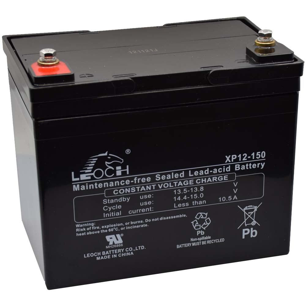 Leoch 12V 35Ah Nagyáramú Zselés akkumulátor XP12-150