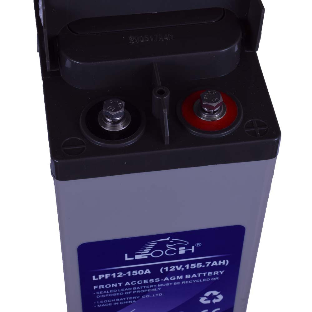 Leoch 12V 150Ah Front Terminal Zselés akkumulátor LPF12-150A