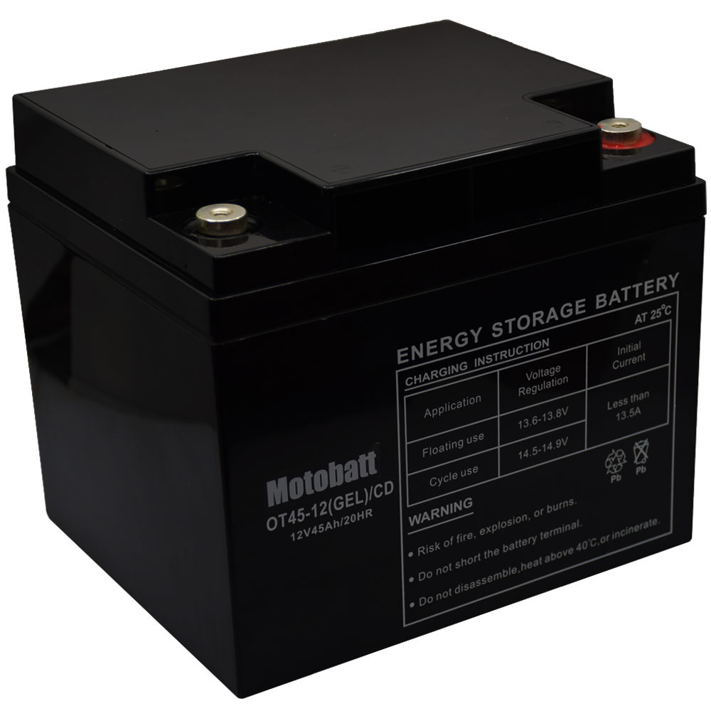 MotoBatt OT45-12 12V 45Ah Zselés akkumulátor