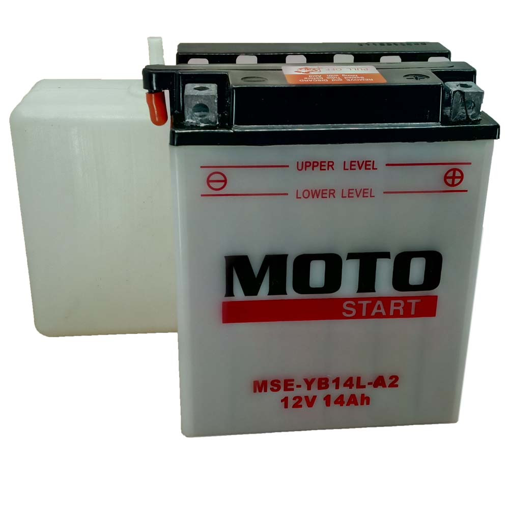 MotoStart YB14L-A2 12V 14Ah Motor akkumulátor sav nélkül MotoStart YB14L-A2 12V 14Ah Motor akkumulátor sav nélkül