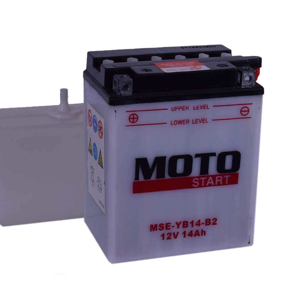 MotoStart YB14-B2 12V 14Ah Motor akkumulátor sav nélkül MotoStart YB14-B2 12V 14Ah Motor akkumulátor sav nélkül
